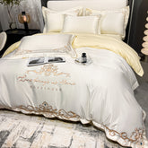 European Egyptian Cotton Court Embroidered Bedding Set | Yedwo Home